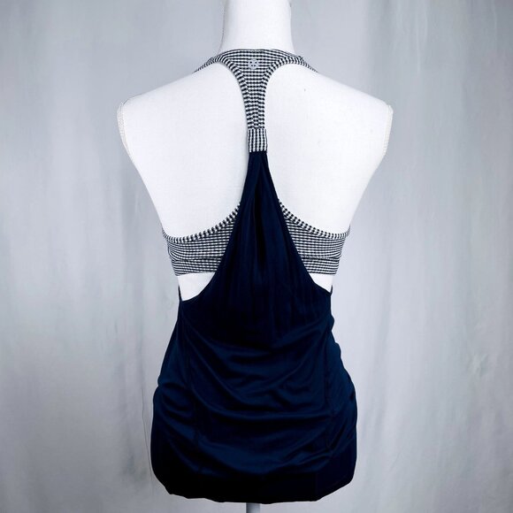 LULULEMON Practice Freely Inkwell Navy Blue Workout Tank Built in Bra 4 - Picture 5 of 15